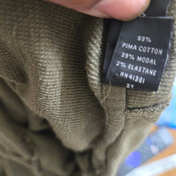 Ralph Lauren Black Label Mens Preppy Timeless Casual Waffle Knit Green Hoodie M - Picture 9 of 12